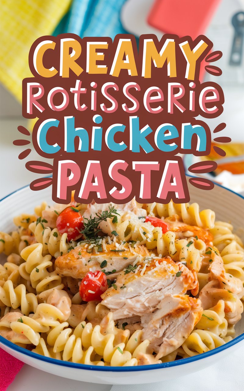 Creamy Rotisserie Chicken Pasta