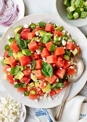 Classic Watermelon and Feta Salad