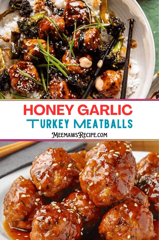Honey Garlic Turkey Meatballs Recipe