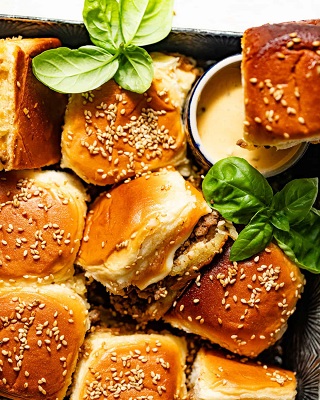 Mini Sliders for Game Day