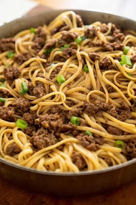 easy Mongolian noodles