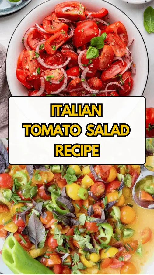 Italian Tomato Salad Recipe
