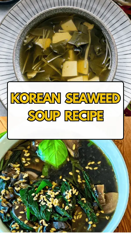 Korean Seaweed Soup Recipe
