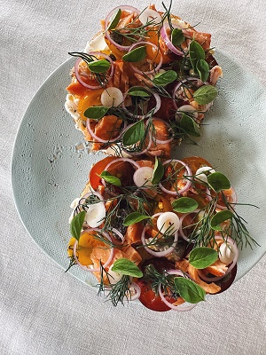 Smoked Salmon Bagels