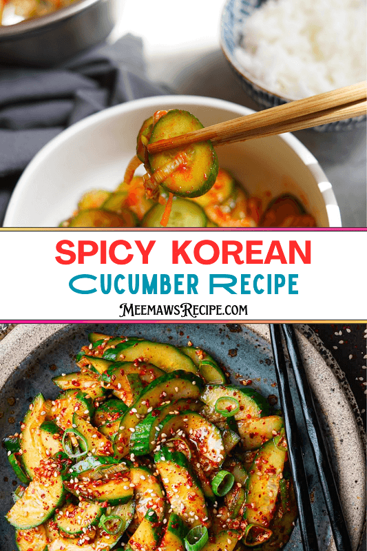 Spicy Korean Cucumber Recipe