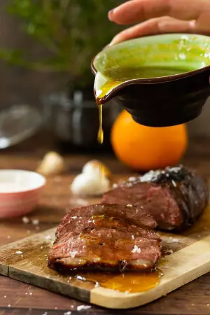 Duck Breast with Orange Glaze