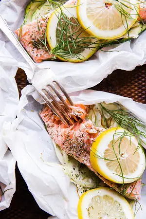 Salmon en Papillote
