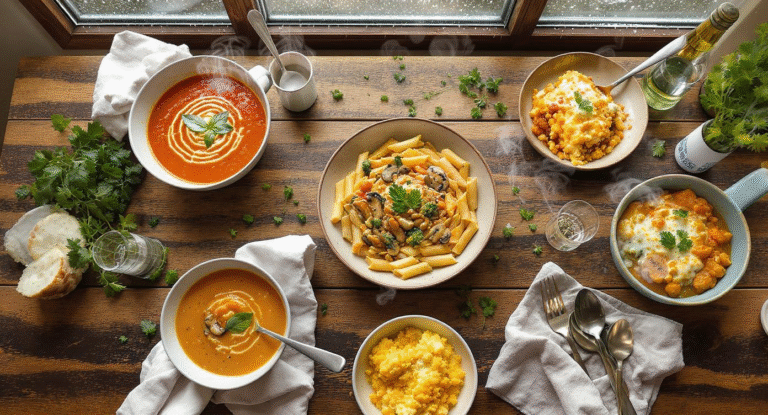 10 Vegetarian Comfort Foods for Rainy Evenings