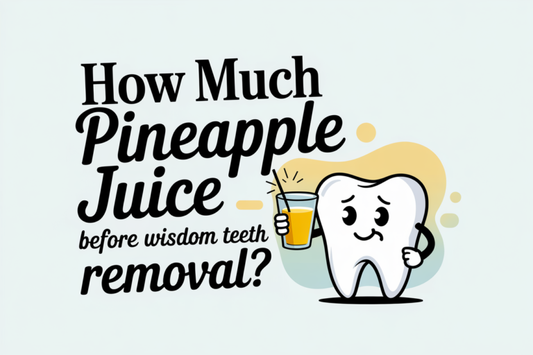 How Much Pineapple Juice Before Wisdom Teeth Removal