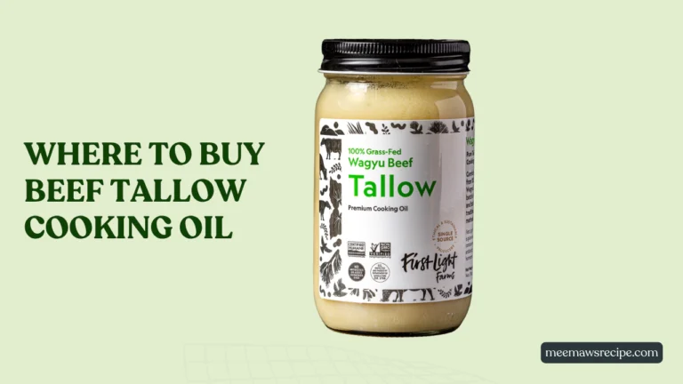 Where to Buy Beef Tallow Cooking Oil