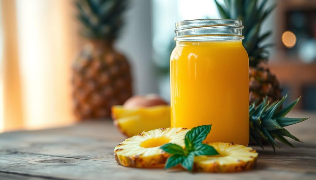 pineapple juice for bloating relief