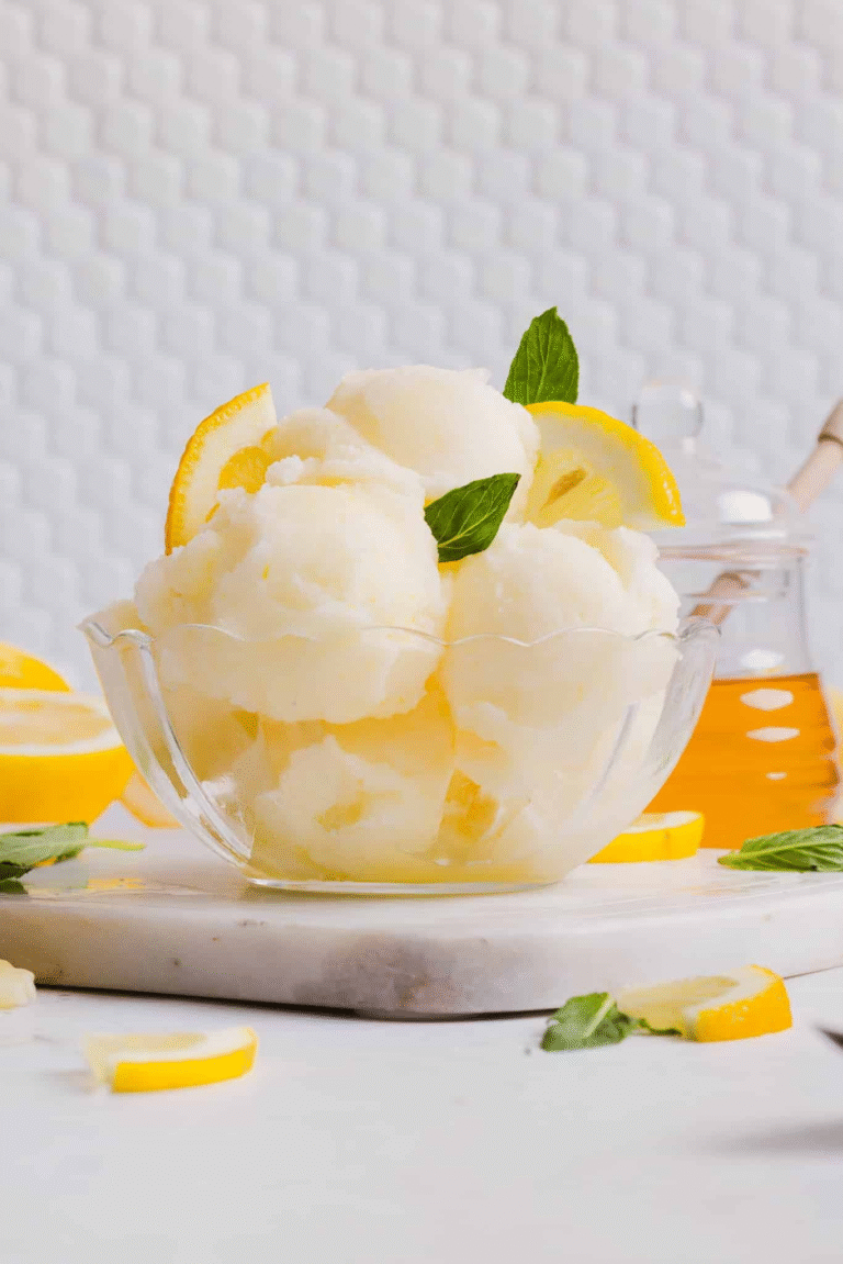 Cool Off Fast with This 5-Minute Ninja Creami Keto Lemon Sorbet Recipe