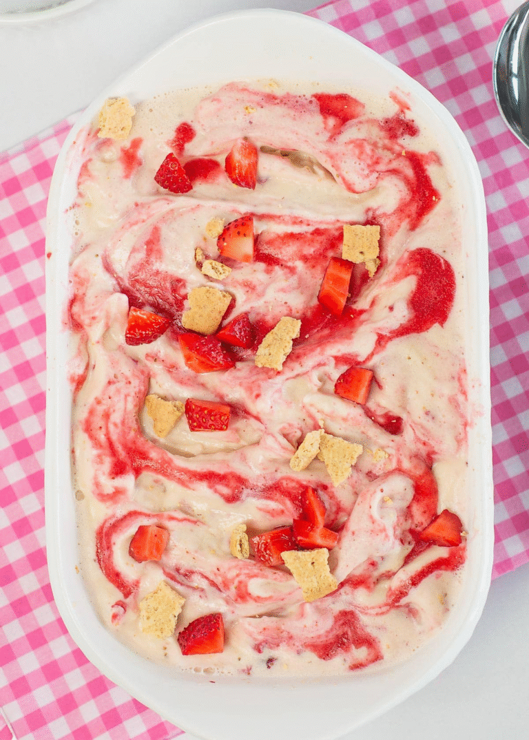 5 Sweet & Simple Ninja Creami Keto Strawberry Ice Creams!