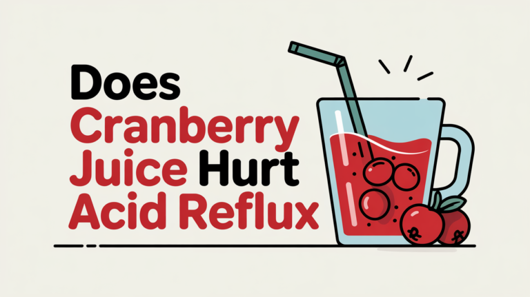 Does cranberry juice hurt acid reflux