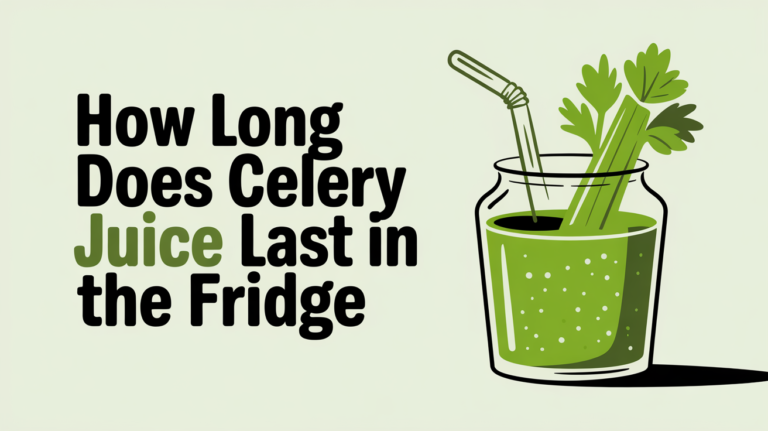 How Long Does Celery Juice Last in the Fridge?