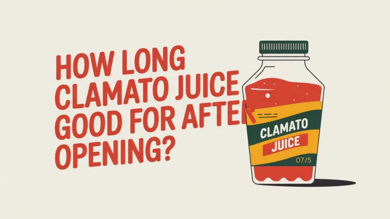 How long is Clamato juice good for after opening?